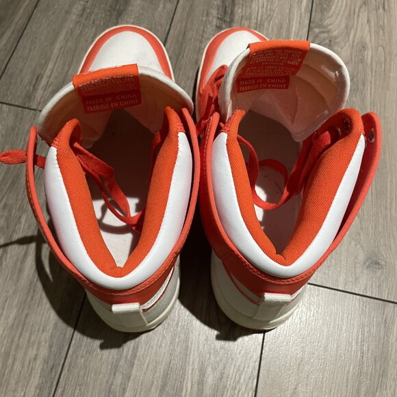 Air Jordan 1 KO “Syracuse” Orange Mens Size 10 Shoes - Picture 3 of 4